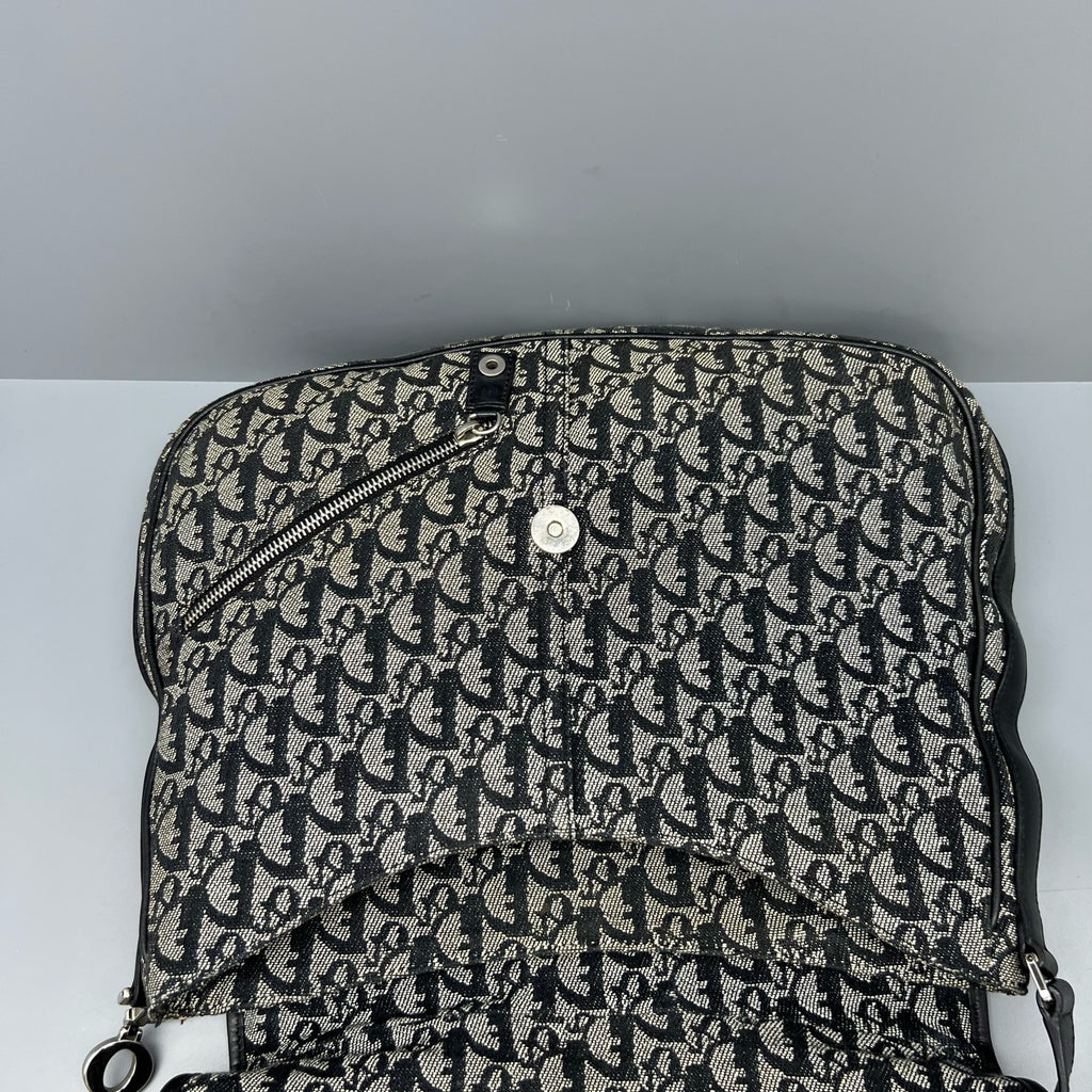 Dior Canvas Saddle Bag