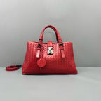Bottega Veneta Red Satchel