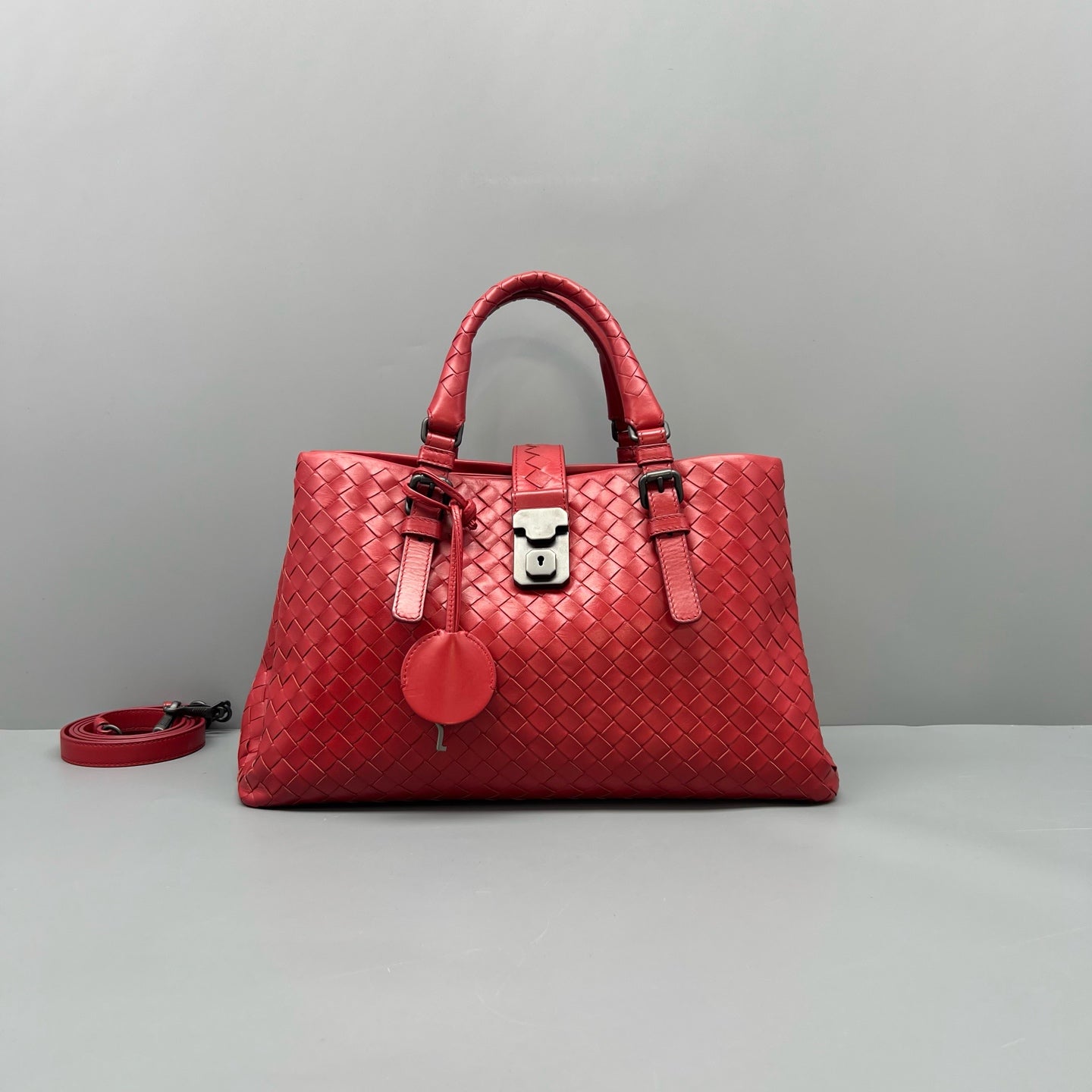 Bottega Veneta Red Satchel