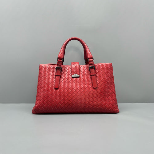 Bottega Veneta Red Satchel