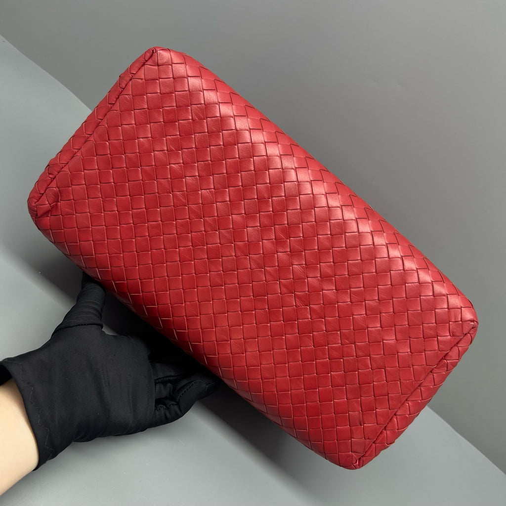Bottega Veneta Red Satchel