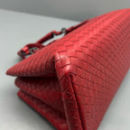 Bottega Veneta Red Satchel