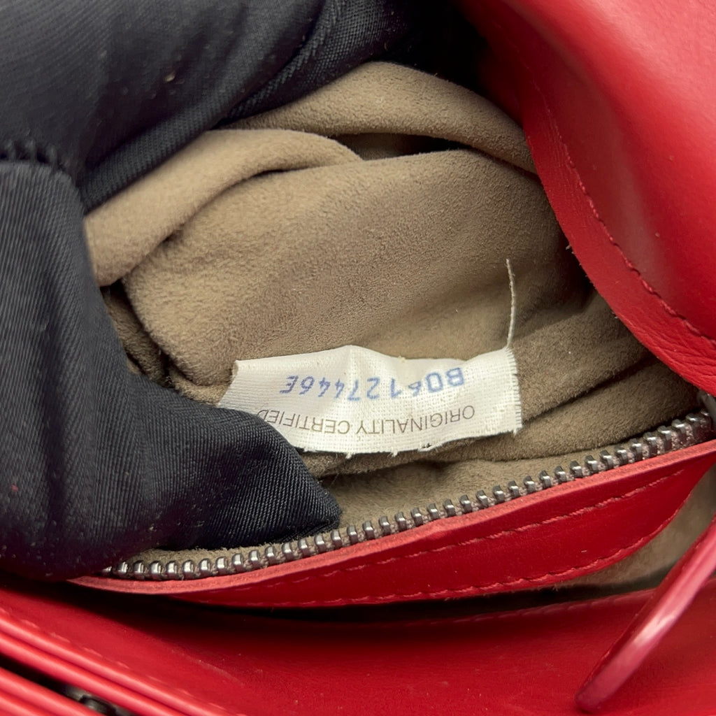 Bottega Veneta Red Satchel