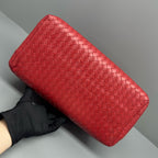 Bottega Veneta Red Satchel