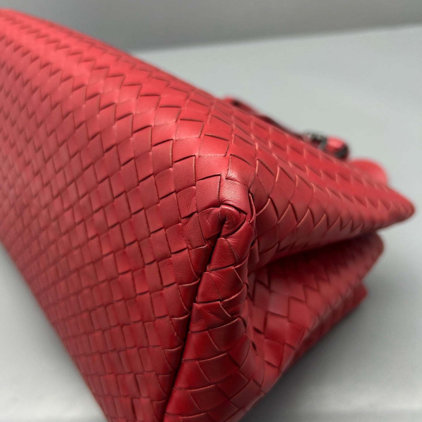 Bottega Veneta Red Satchel