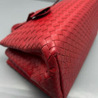 Bottega Veneta Red Satchel