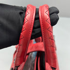 Bottega Veneta Red Satchel