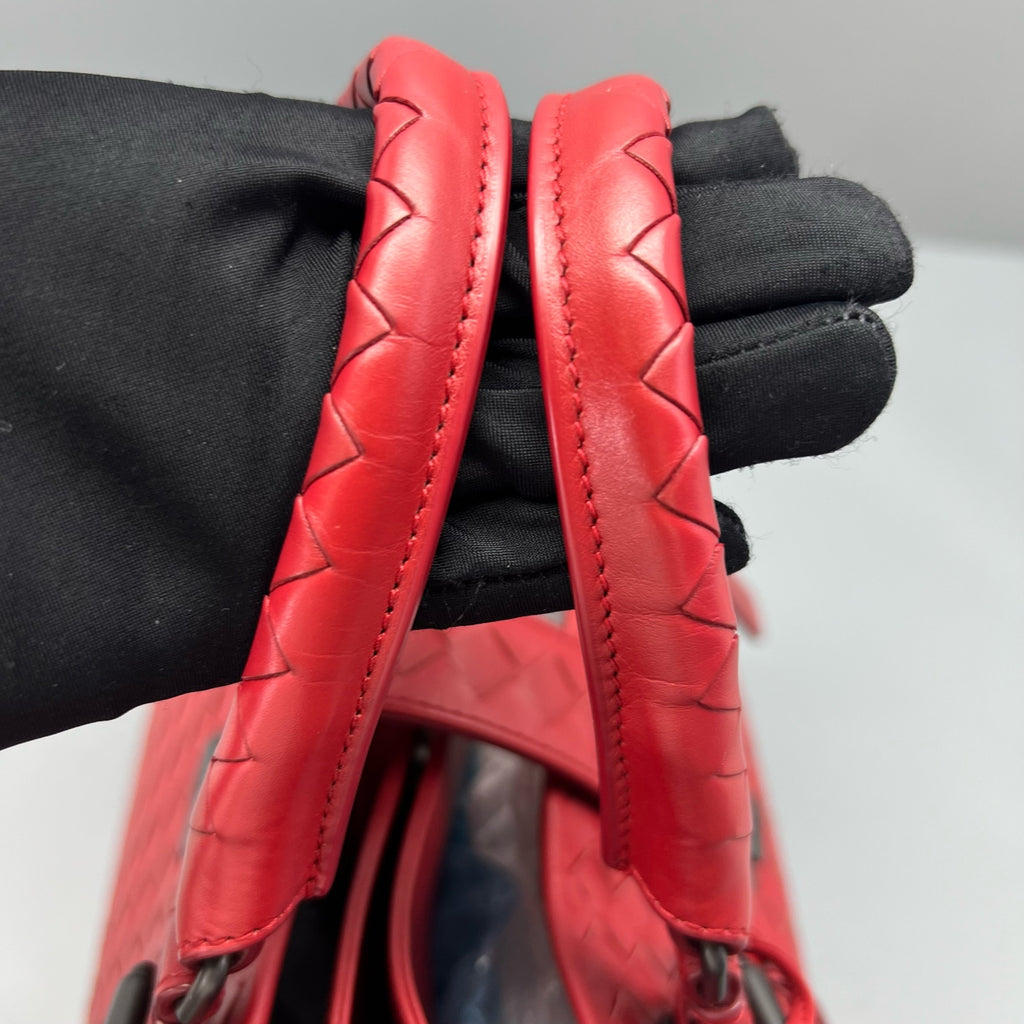 Bottega Veneta Red Satchel