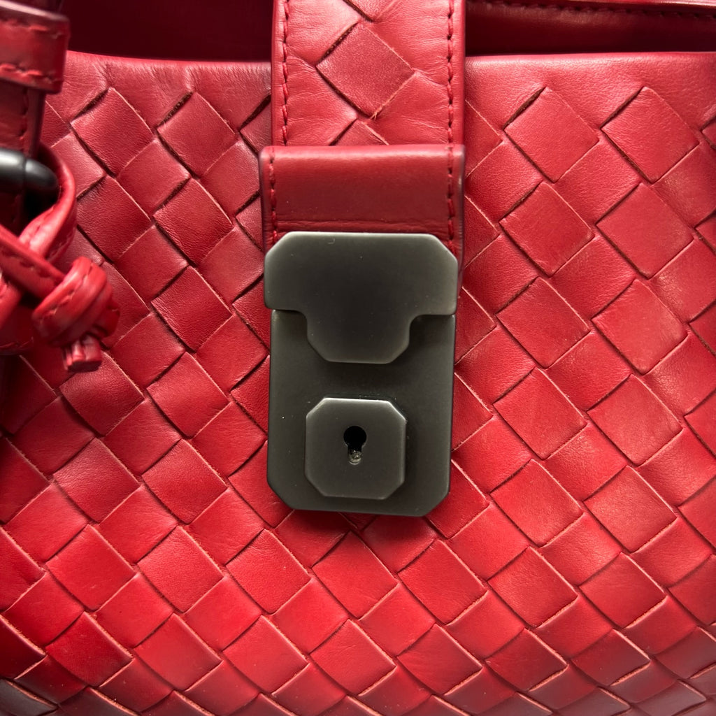 Bottega Veneta Red Satchel