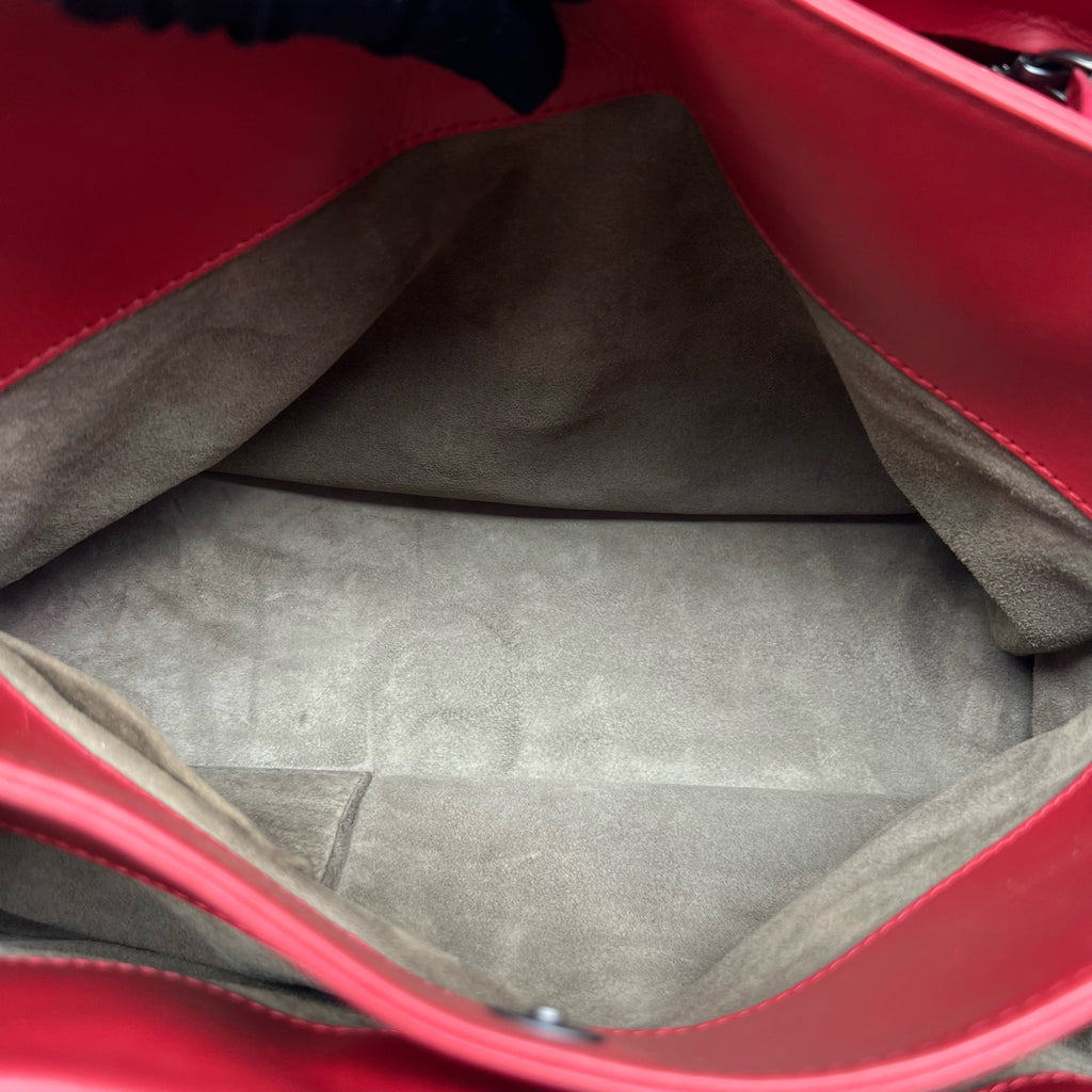 Bottega Veneta Red Satchel