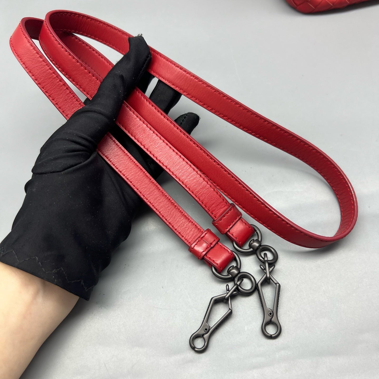Bottega Veneta Red Satchel