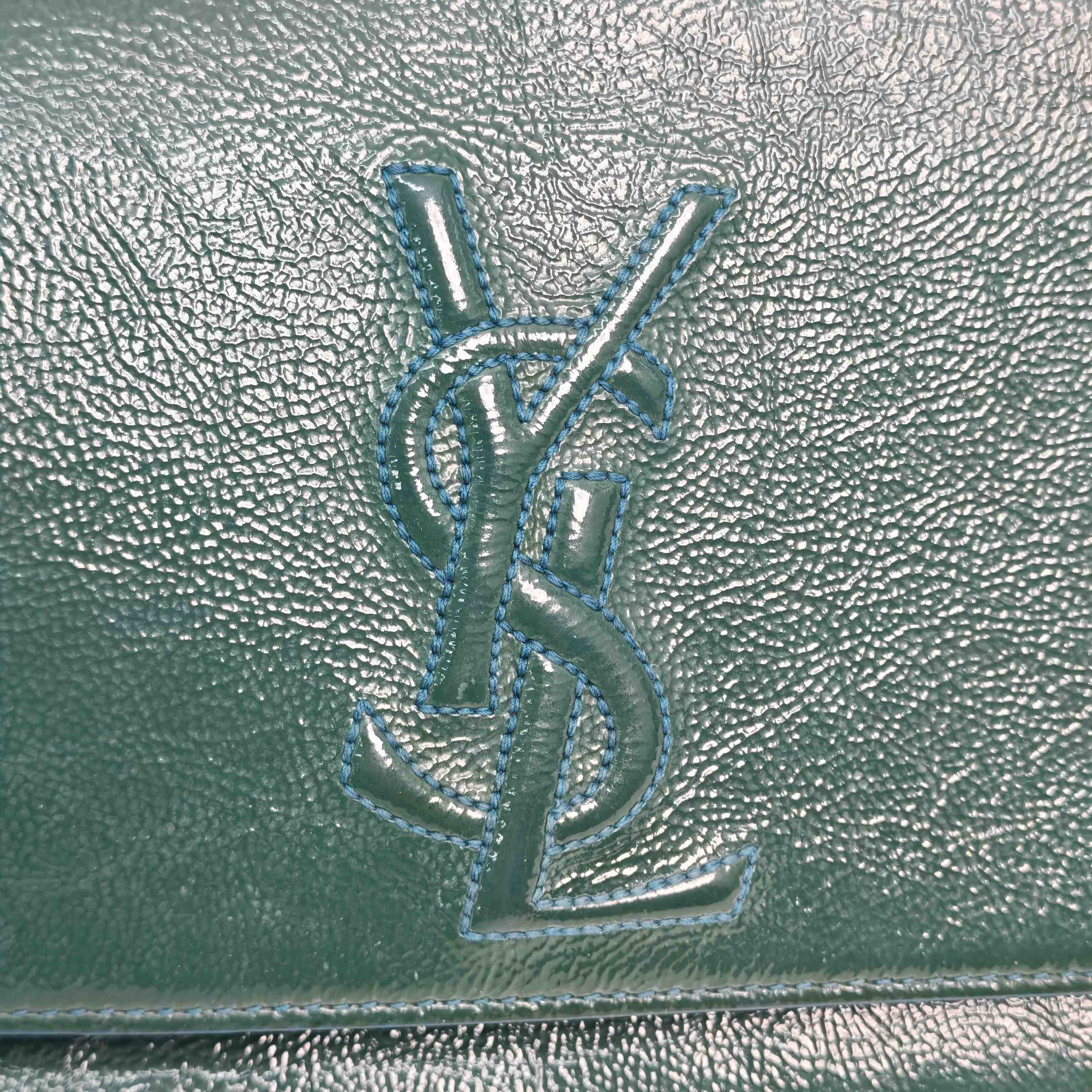 Saint laurent Green Clutch