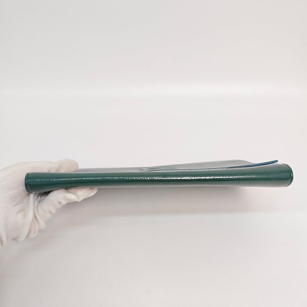 Saint laurent Green Clutch