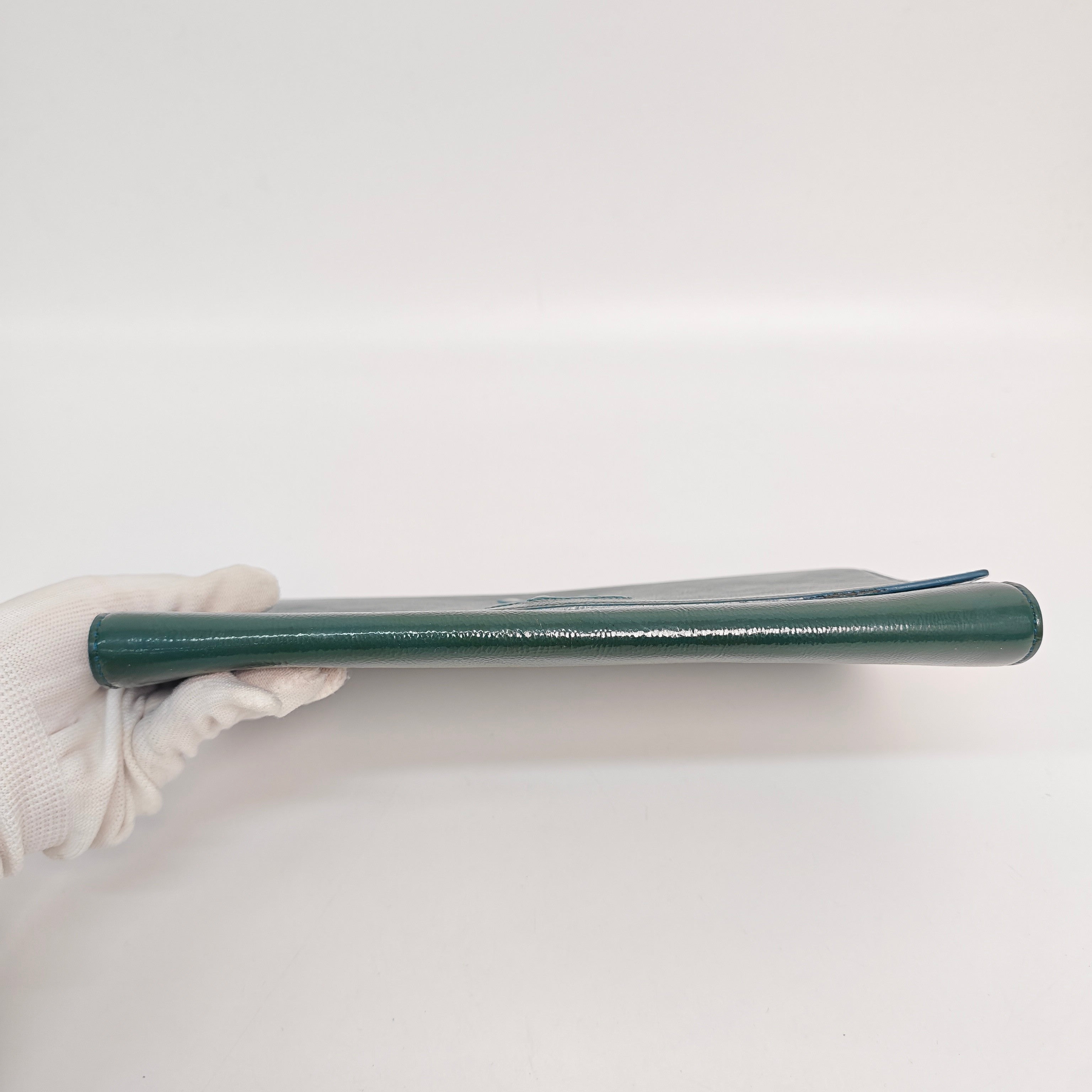 Saint laurent Green Clutch
