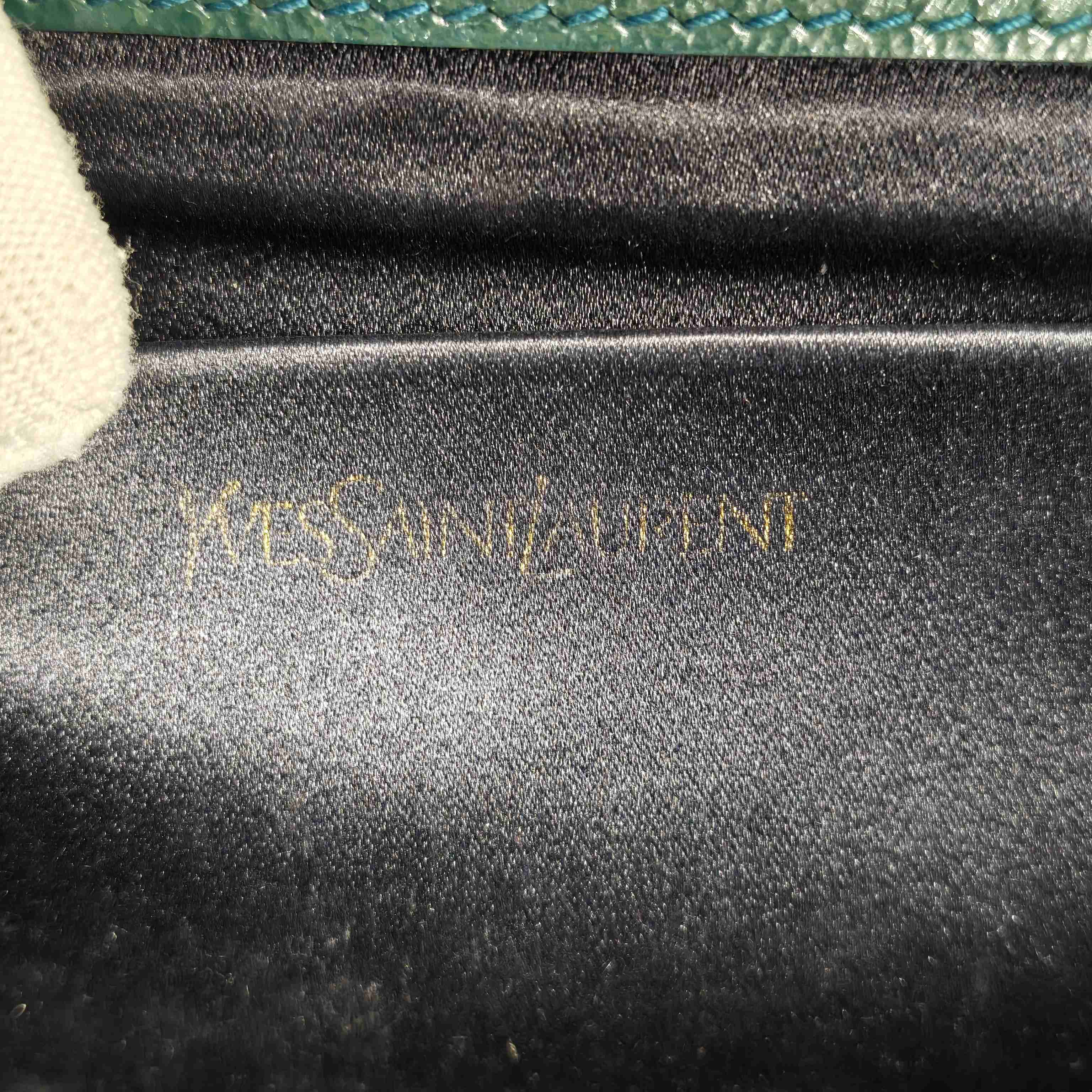 Saint laurent Green Clutch