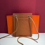 Hermes Leather Brown Shoulder Bag