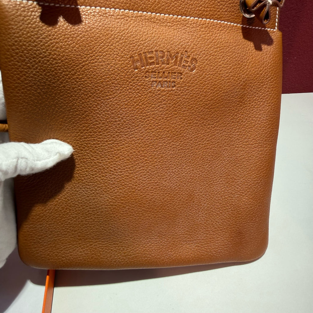 Hermes Leather Brown Shoulder Bag