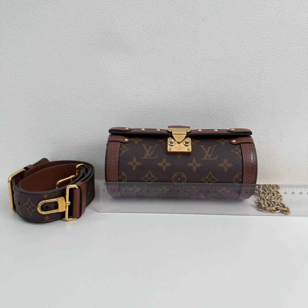 Louis Vuitton Papillon Trunk Felt Brown Shoulder Bag