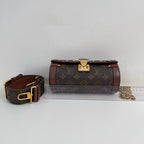 Louis Vuitton Papillon Trunk Felt Brown Shoulder Bag
