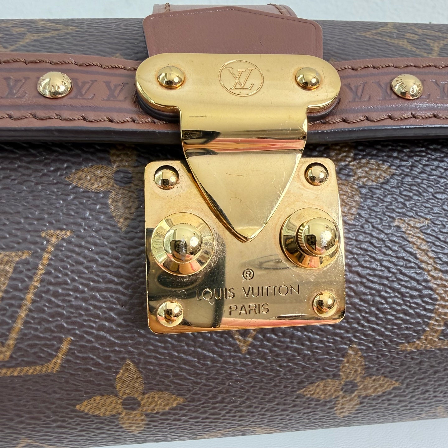 Louis Vuitton Papillon Trunk Felt Brown Shoulder Bag
