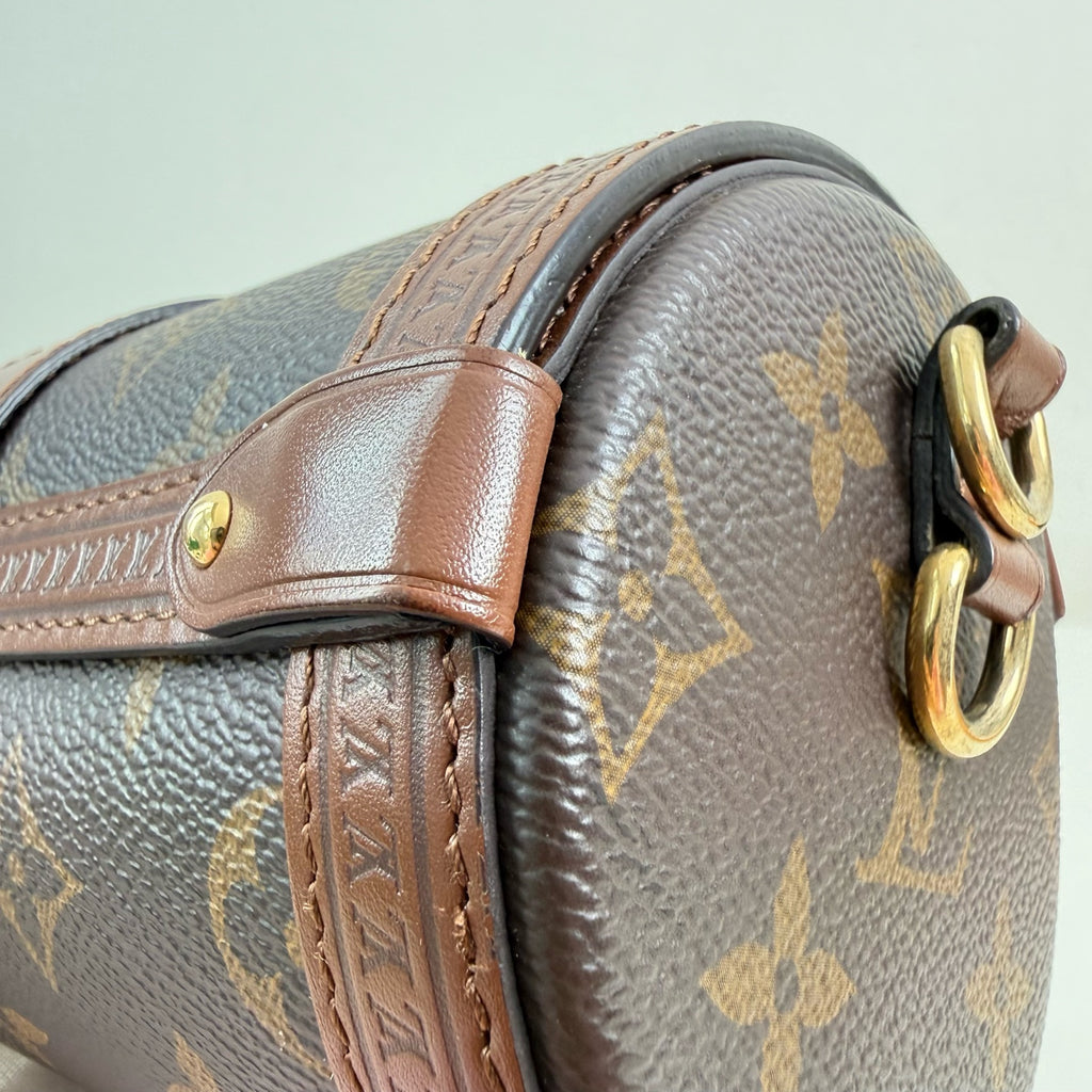 Louis Vuitton Papillon Trunk Felt Brown Shoulder Bag