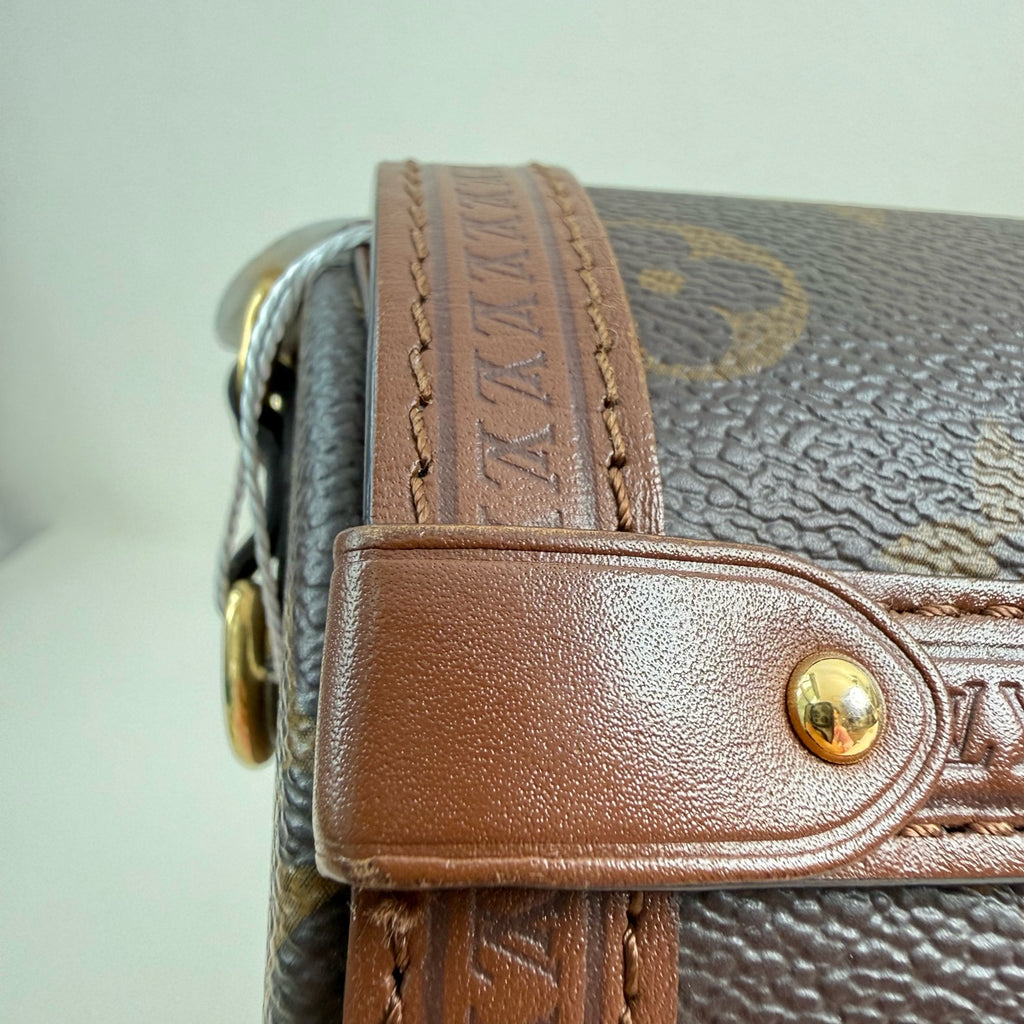 Louis Vuitton Papillon Trunk Felt Brown Shoulder Bag
