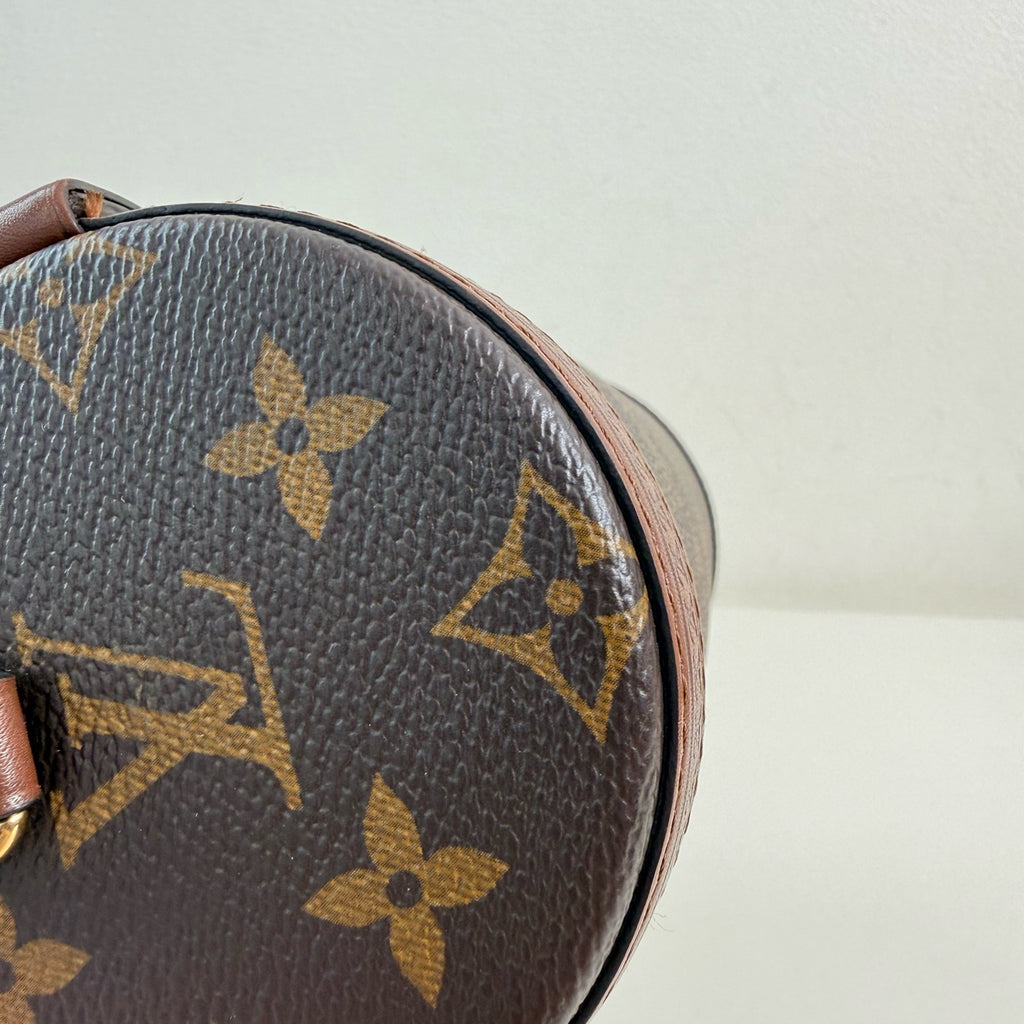 Louis Vuitton Papillon Trunk Felt Brown Shoulder Bag