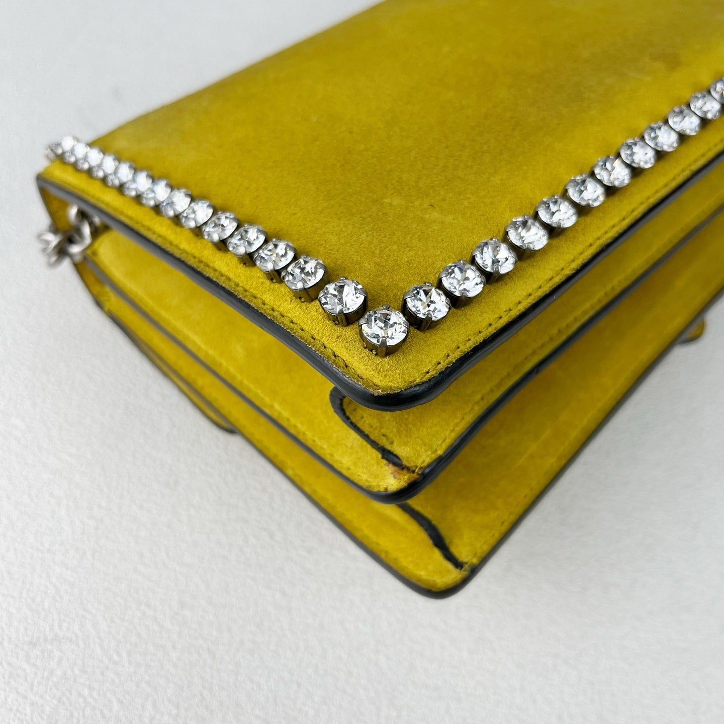 Gucci Alcantara Yellow