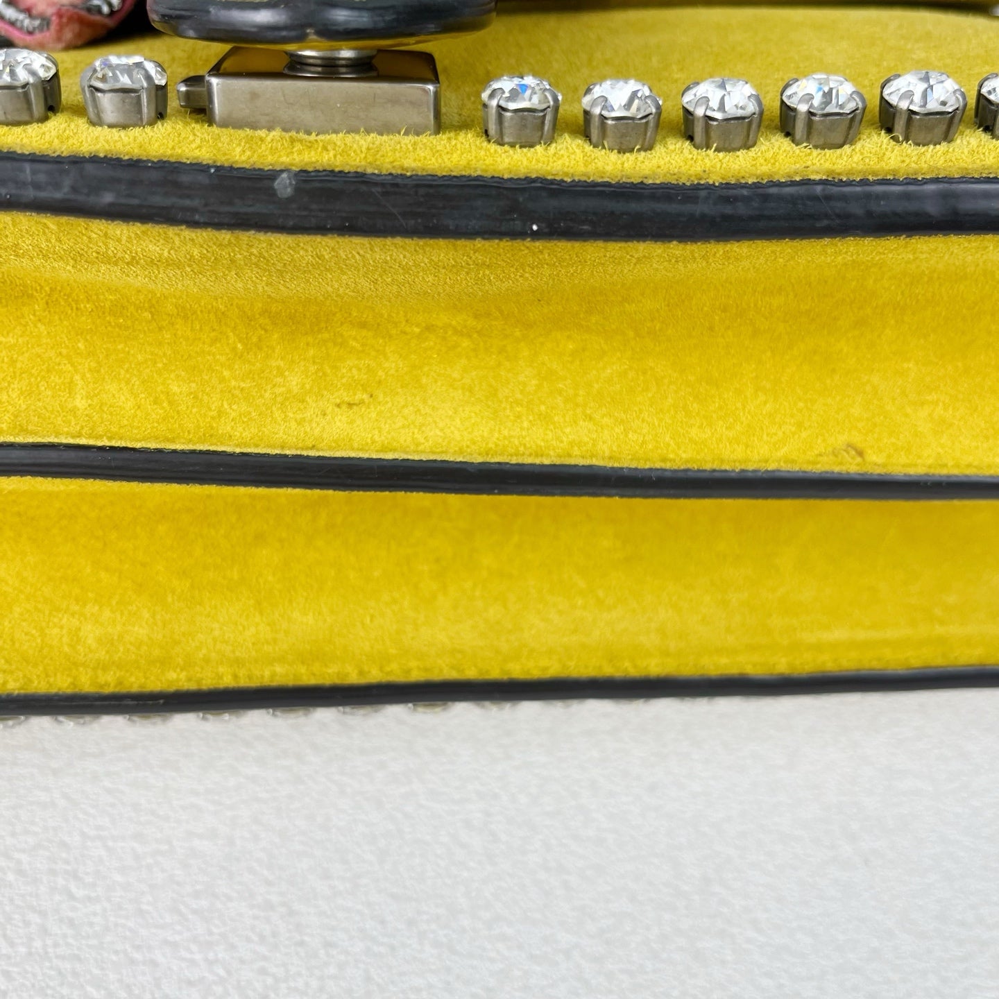 Gucci Alcantara Yellow