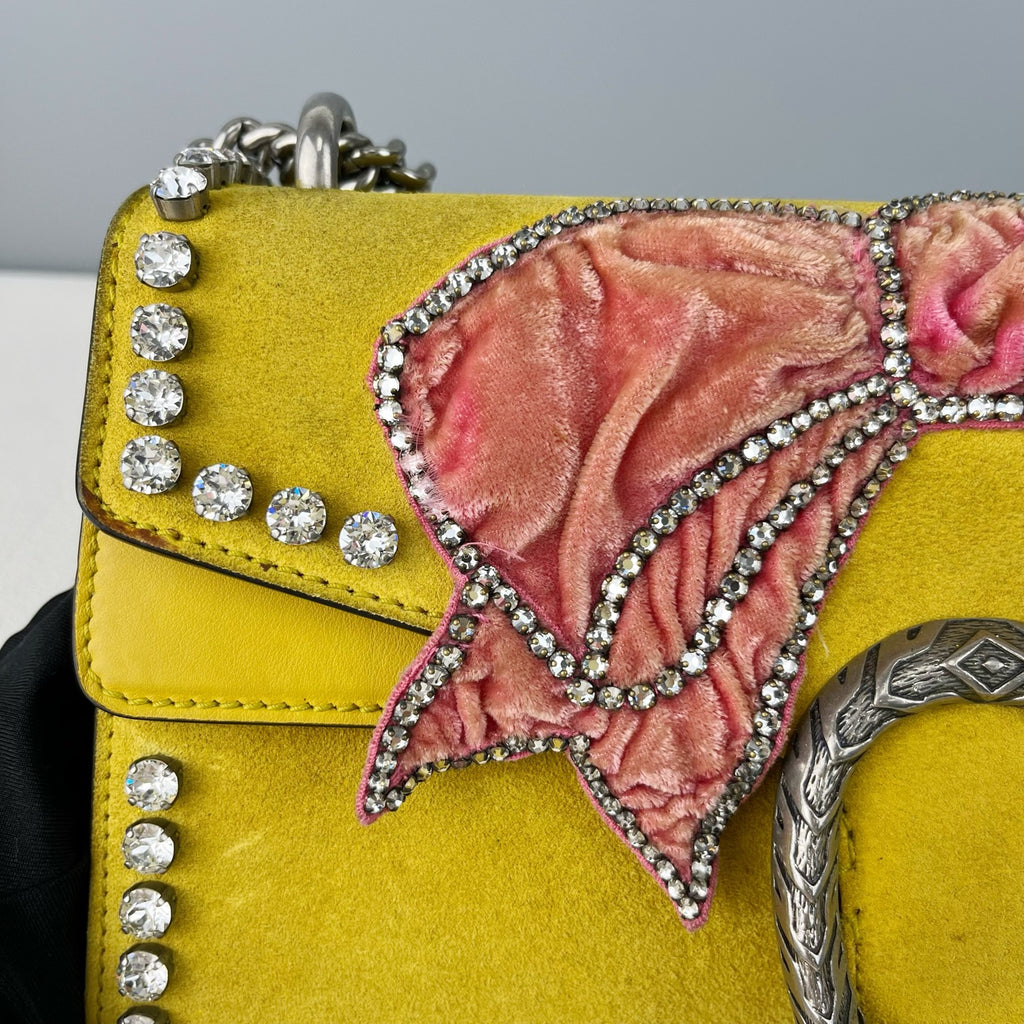 Gucci Alcantara Yellow