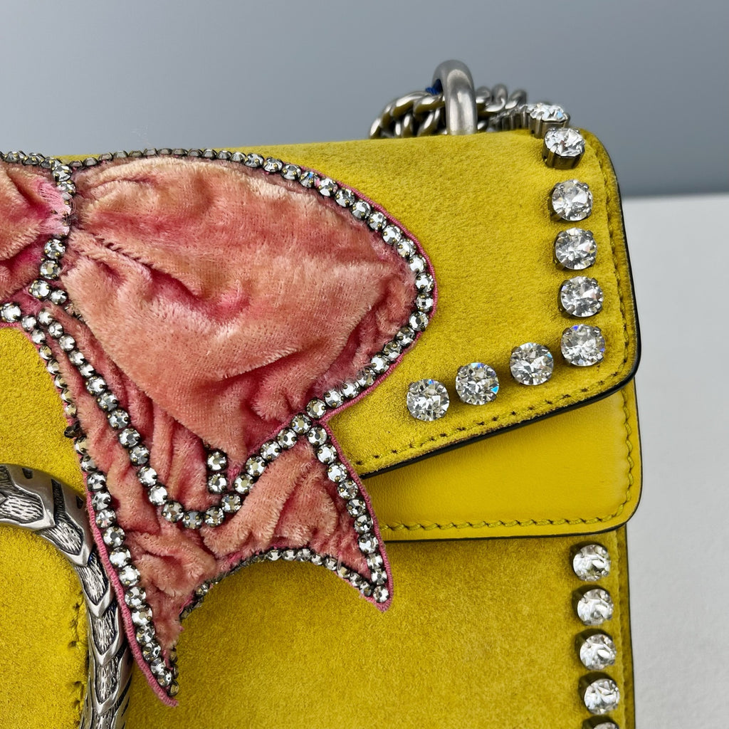 Gucci Alcantara Yellow