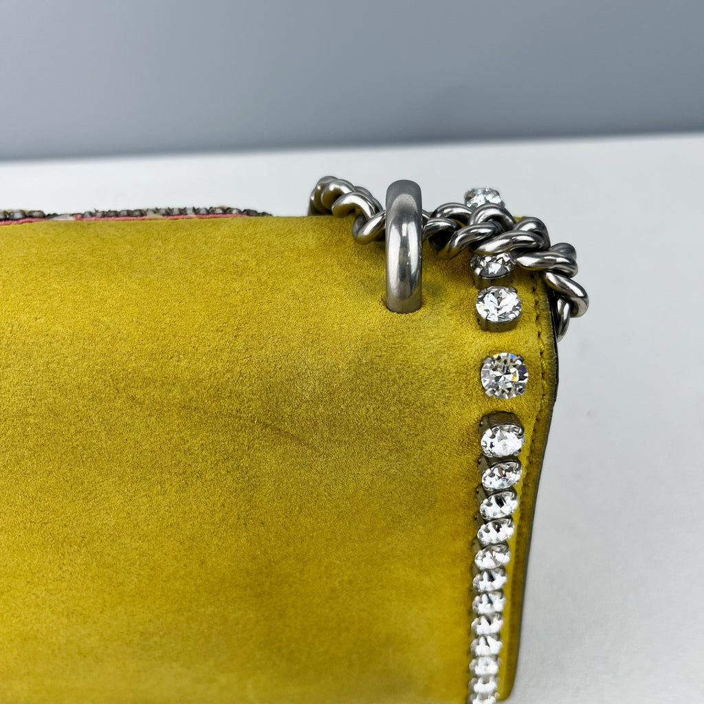 Gucci Alcantara Yellow