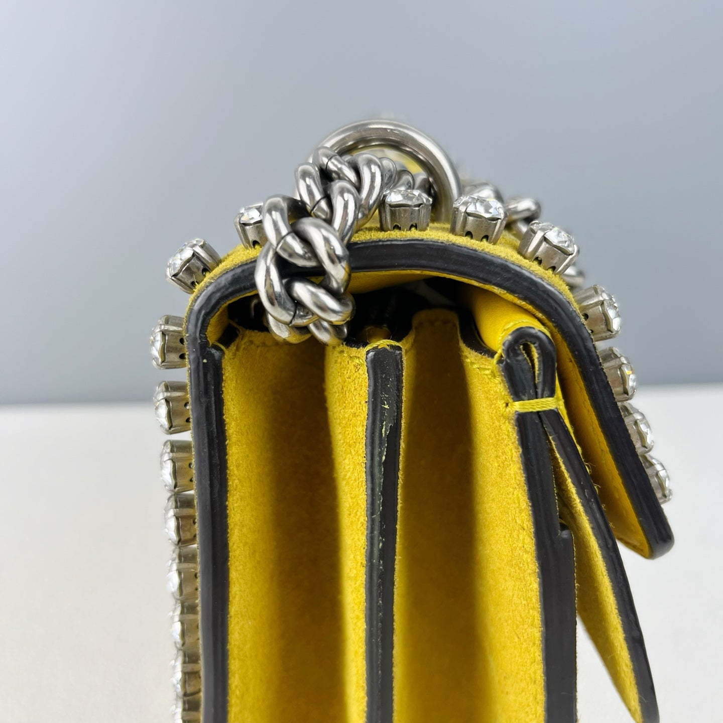 Gucci Alcantara Yellow