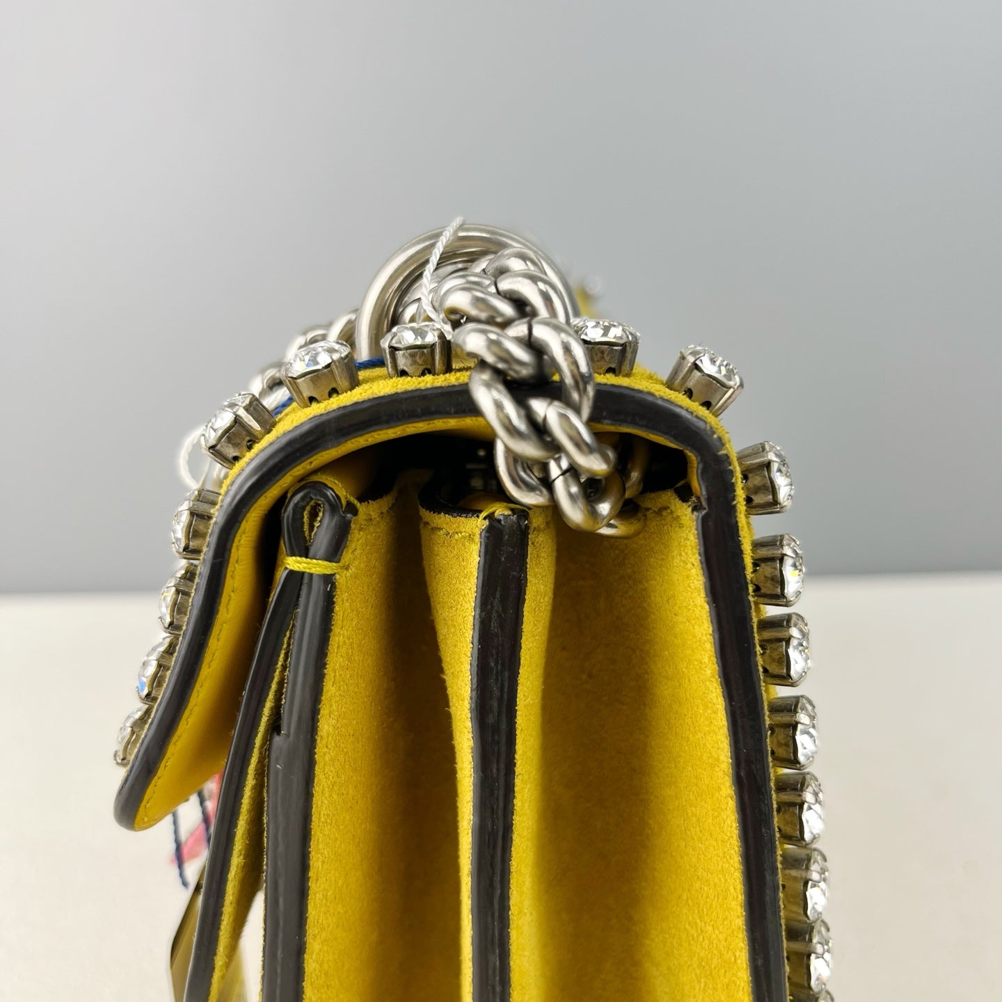 Gucci Alcantara Yellow