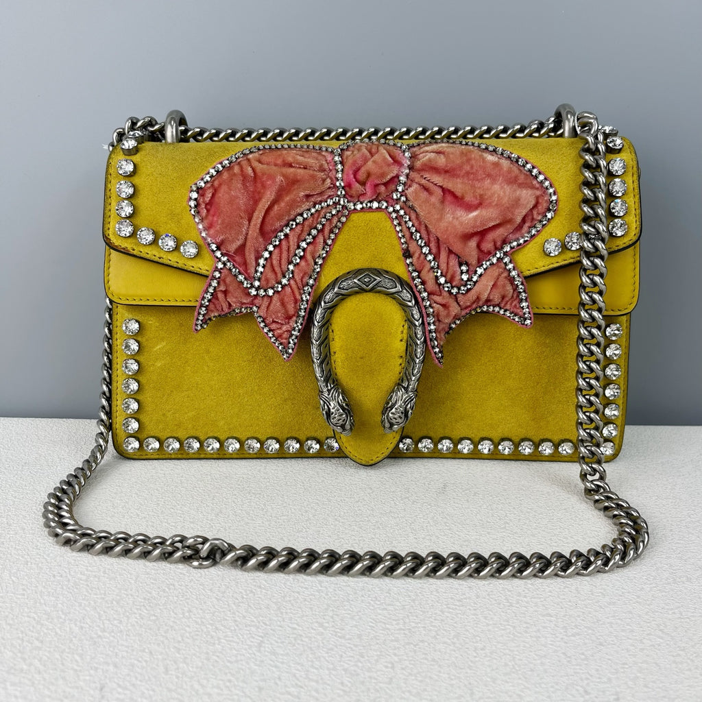 Gucci Alcantara Yellow