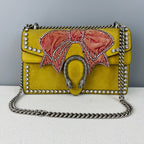 Gucci Alcantara Yellow