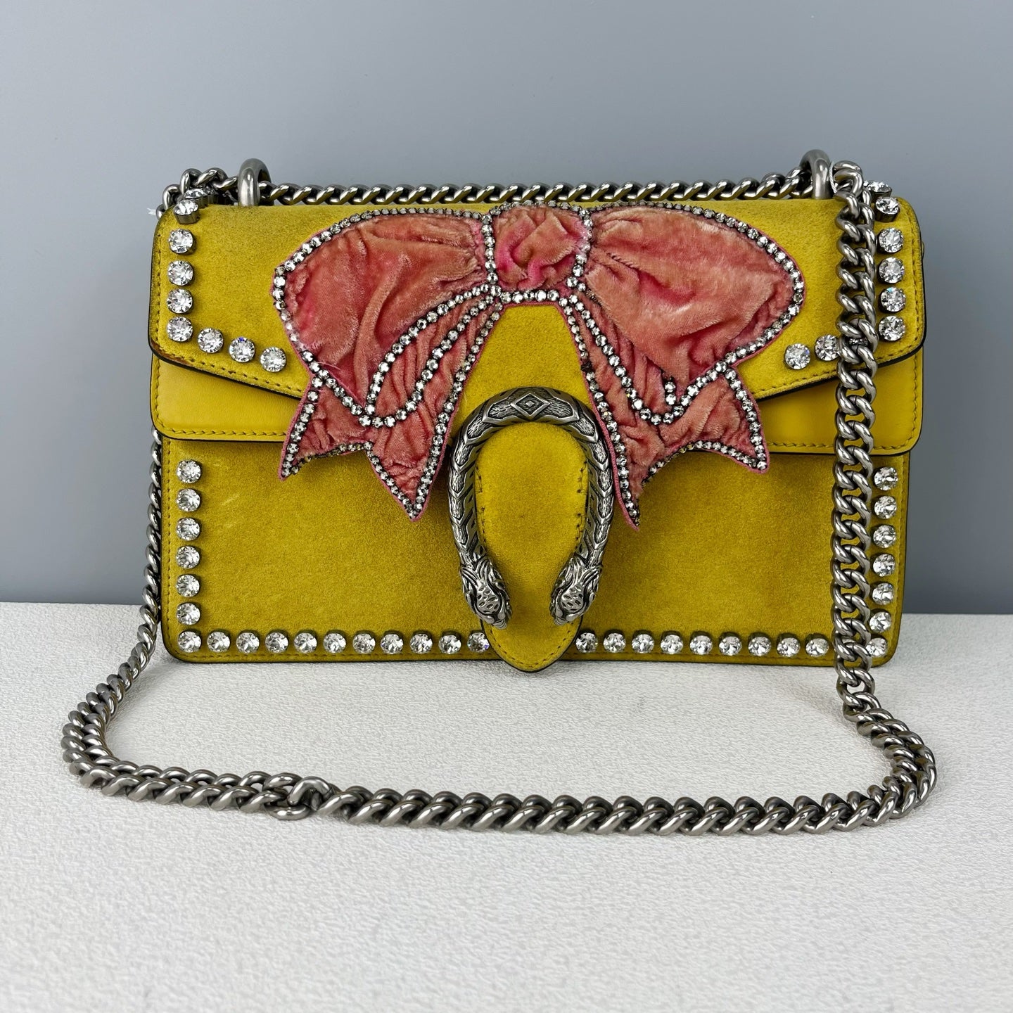 Gucci Alcantara Yellow
