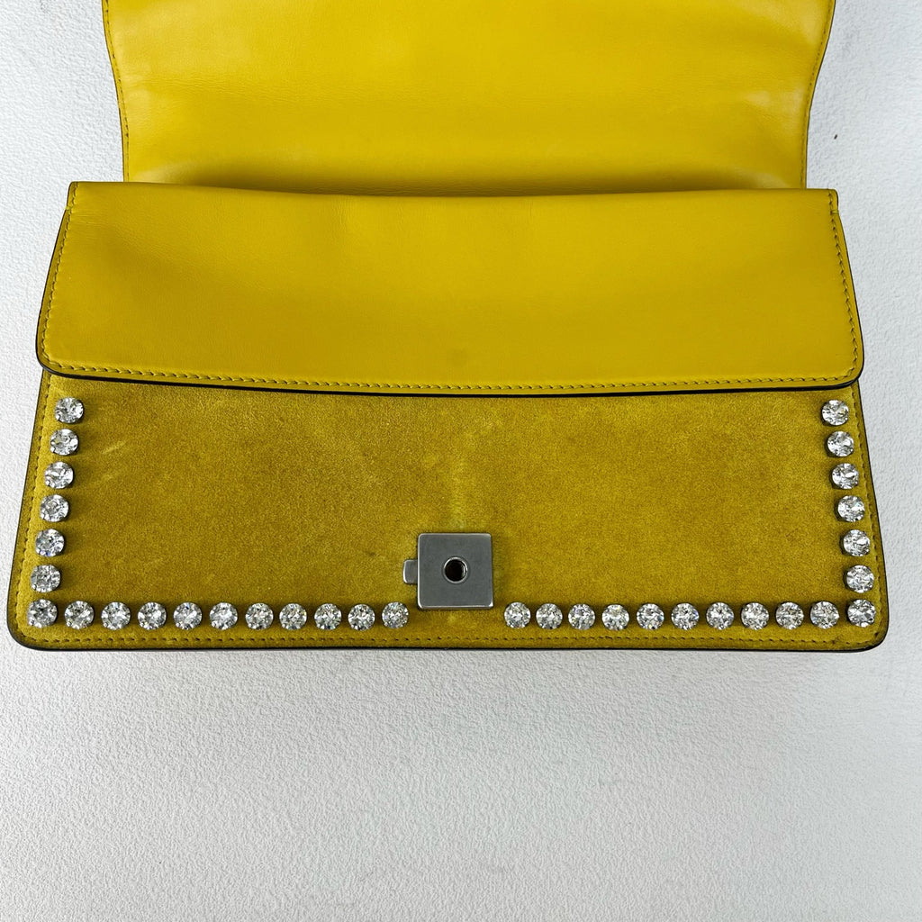 Gucci Alcantara Yellow