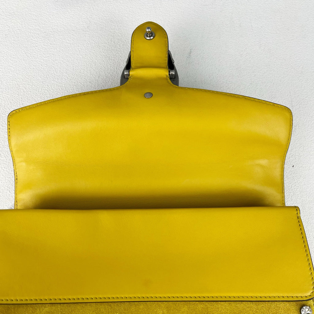 Gucci Alcantara Yellow