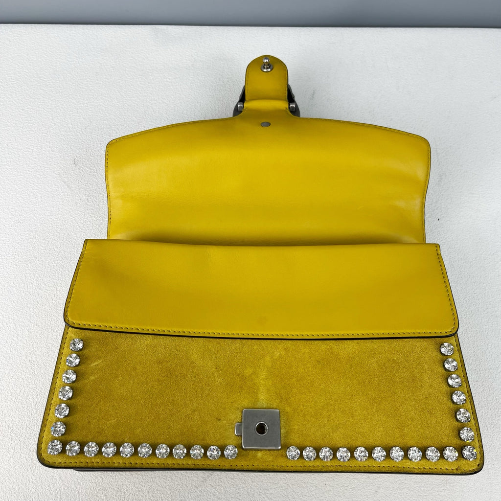 Gucci Alcantara Yellow