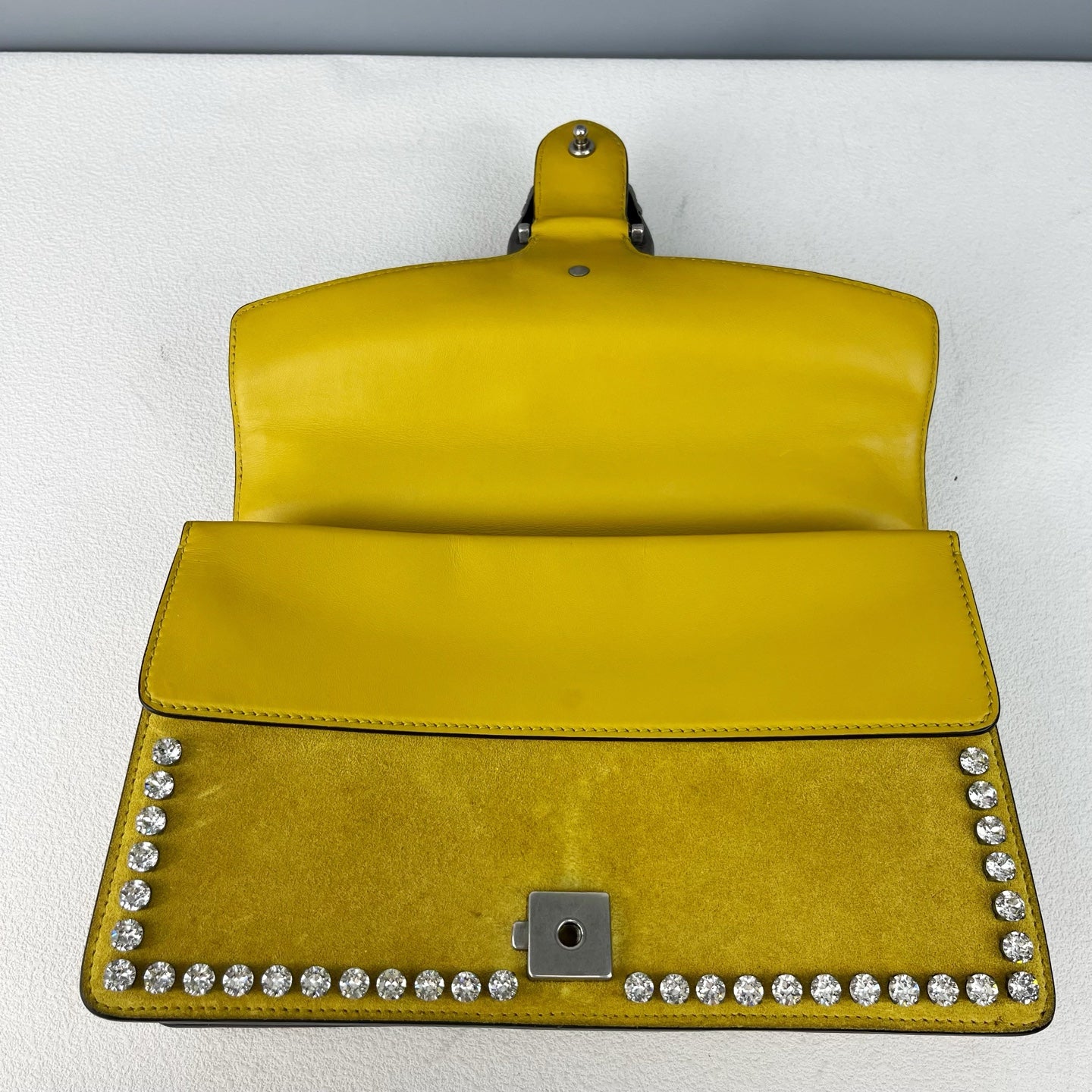 Gucci Alcantara Yellow