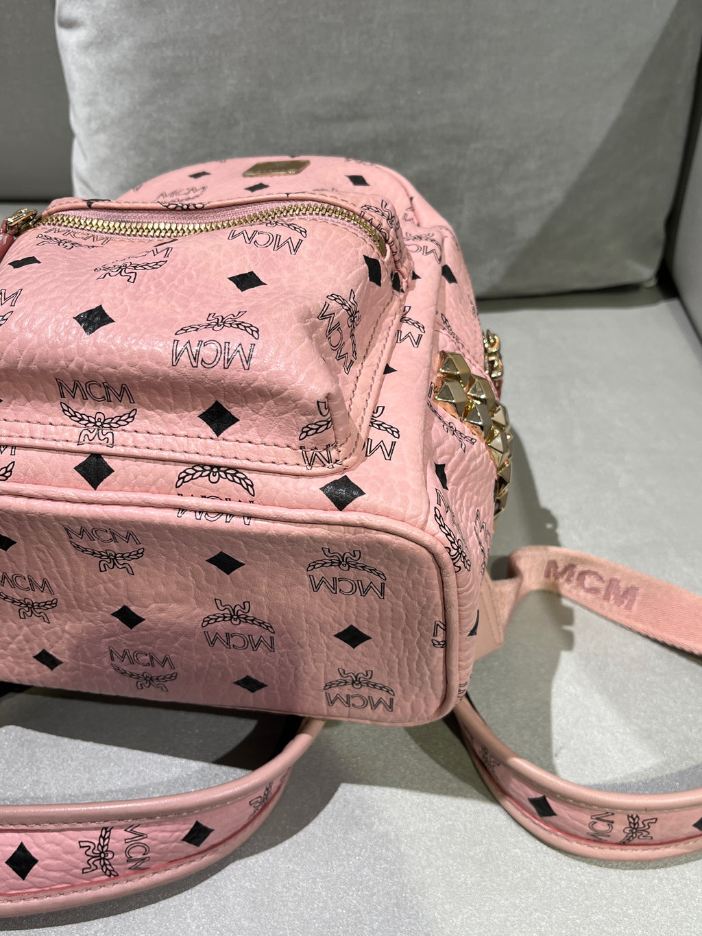MCM Pink Backpack MMK7AVE41PZ001
