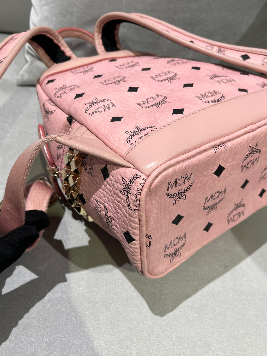 MCM Pink Backpack MMK7AVE41PZ001