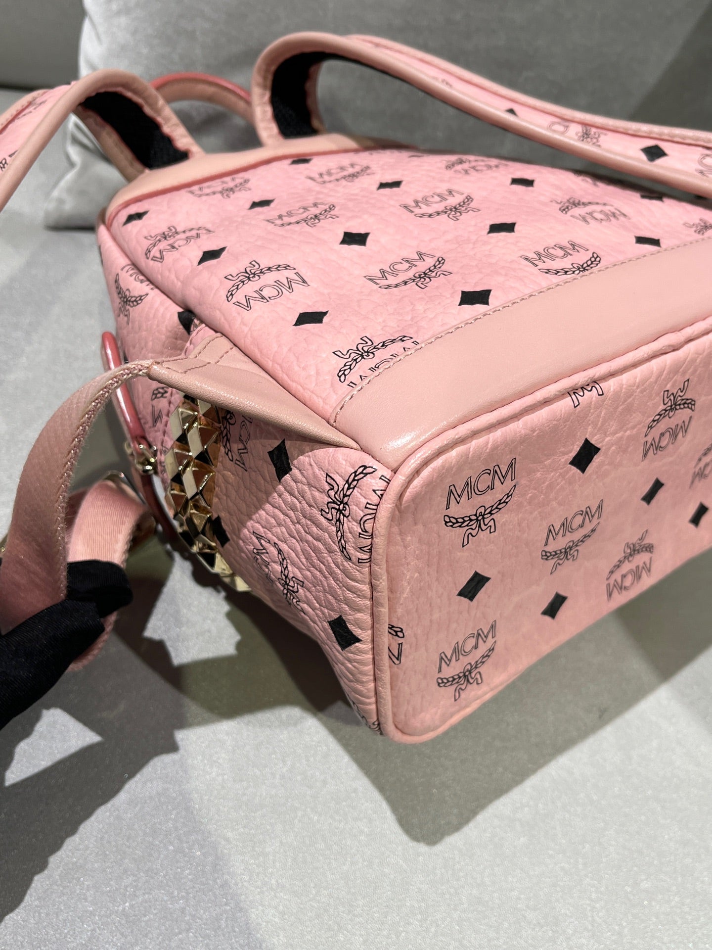 MCM Pink Backpack MMK7AVE41PZ001