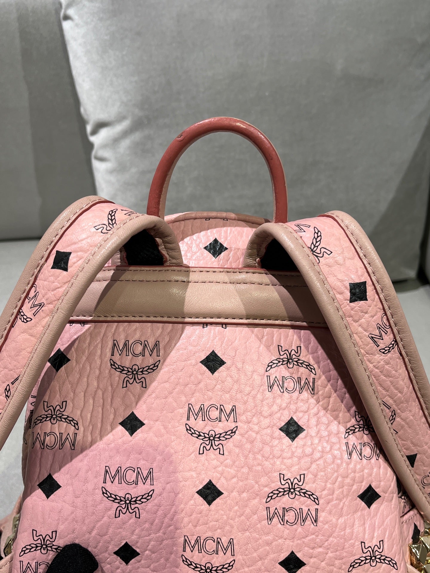 MCM Pink Backpack MMK7AVE41PZ001