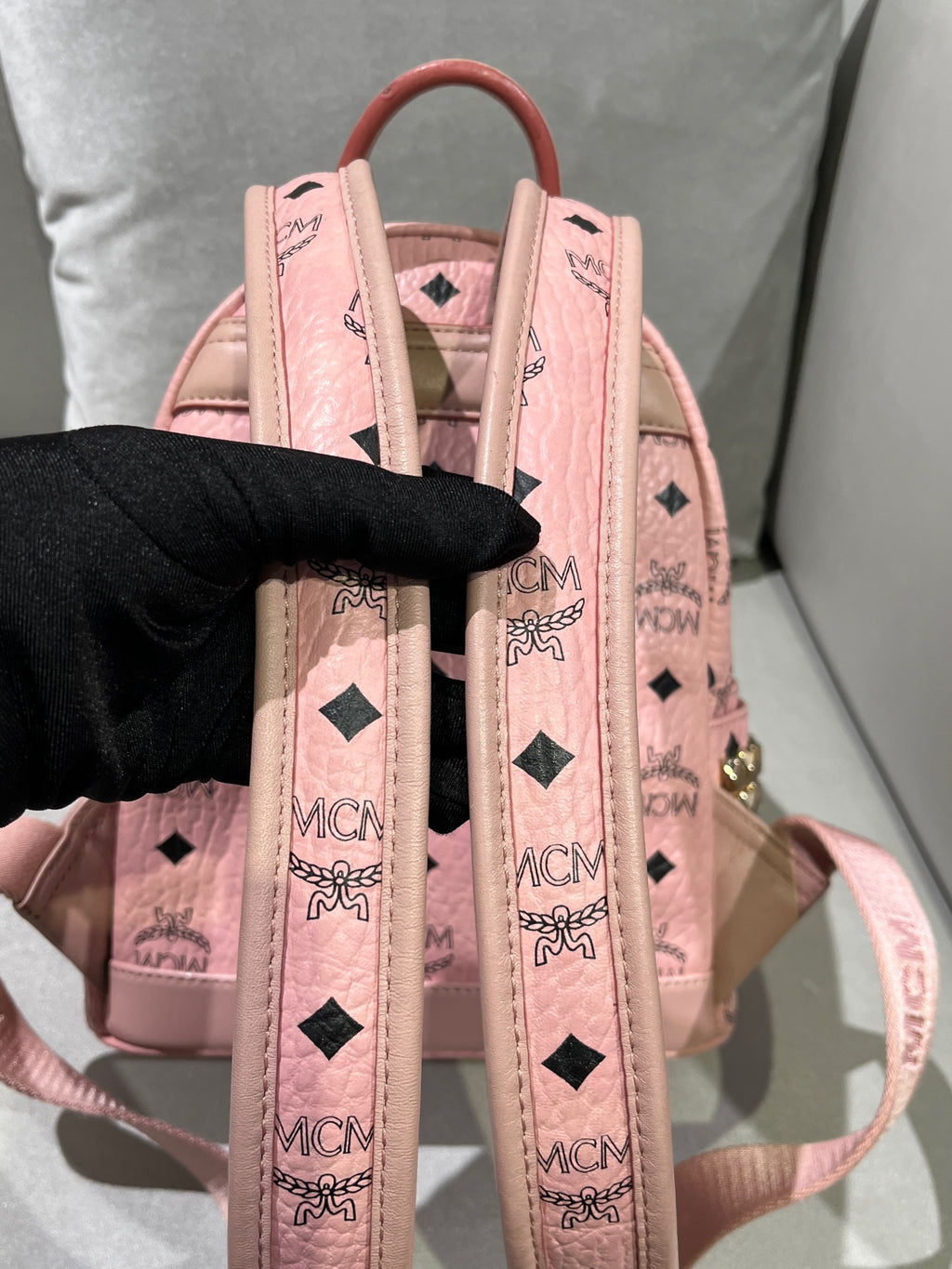 MCM Pink Backpack MMK7AVE41PZ001