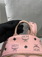 MCM Pink Backpack MMK7AVE41PZ001