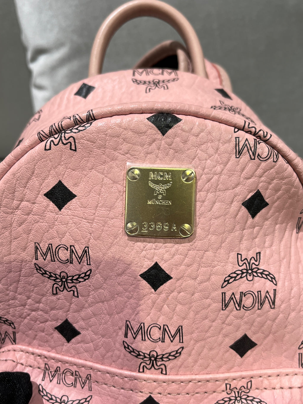 MCM Pink Backpack MMK7AVE41PZ001