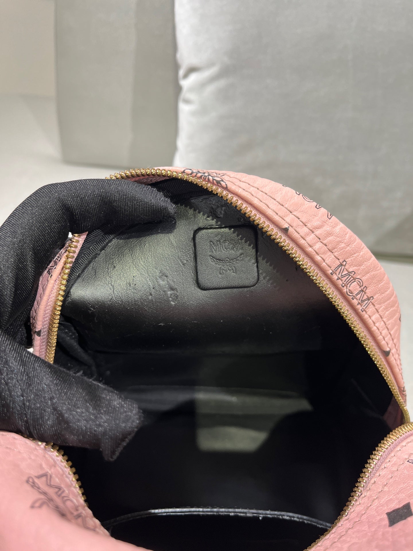 MCM Pink Backpack MMK7AVE41PZ001