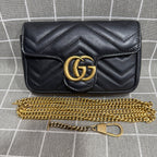 Gucci GG Marmont Collection Leather Black 476433 DTDCT 1000